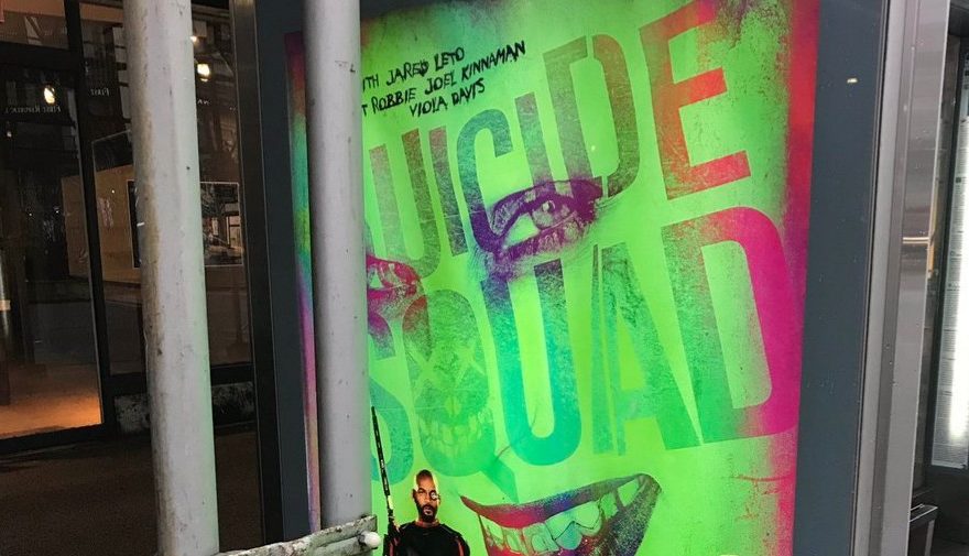 Suicide Squad Poster From 2016 Still Hangs At New York City Bus Stop In 2019
